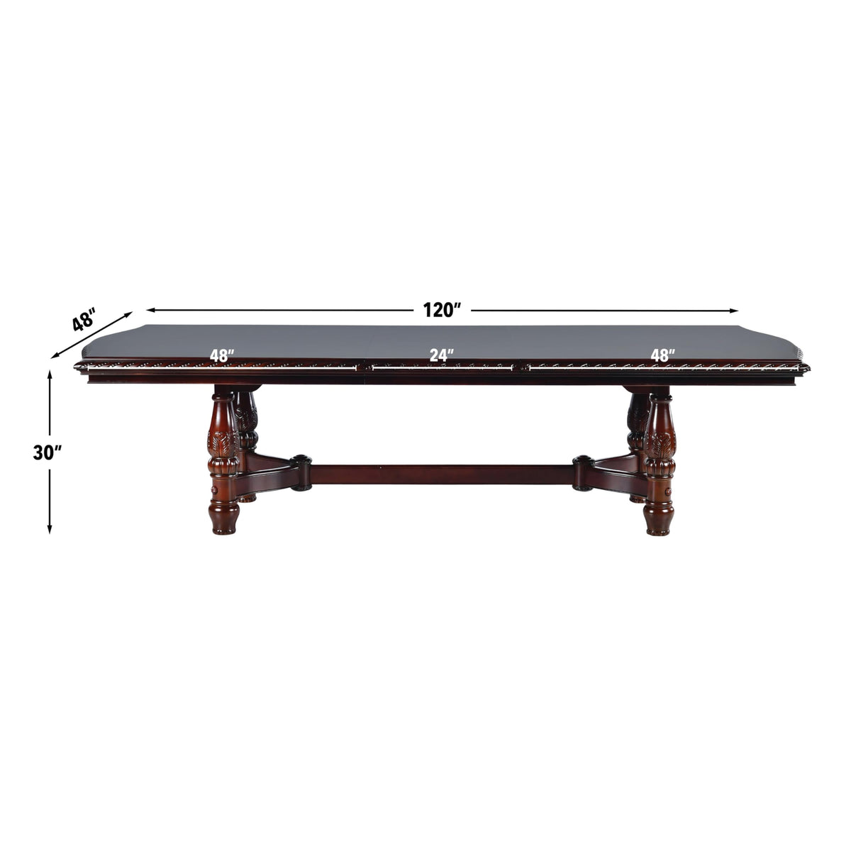 Extendable Dining Table Set with 10 Chairs