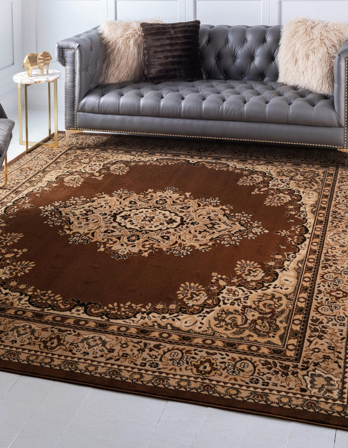 Unique Loom Reza Collection Traditional Persian Style Area Rug