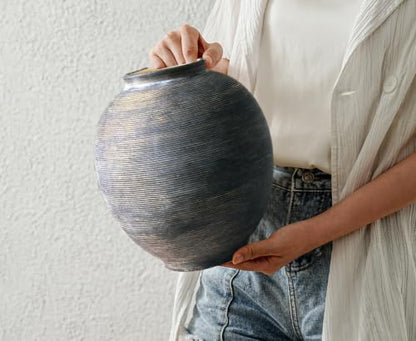 Ceramic Vase – Minimalist Rustic Farmhouse Design