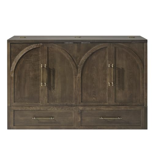 Queen Murphy Bed – Solid Wood Space-Saving Design