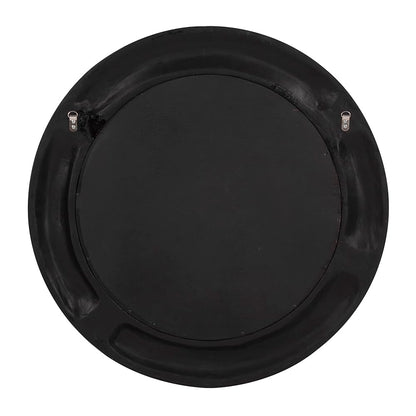 Bergman Wall Mirror – Black with Antique Copper