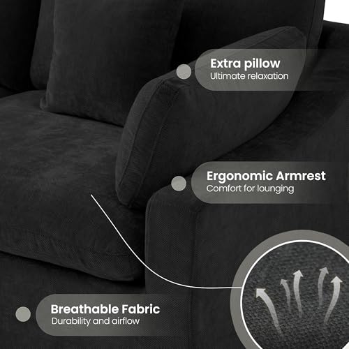 Linen Modular Sectional Sofa – Cloud Comfort Design