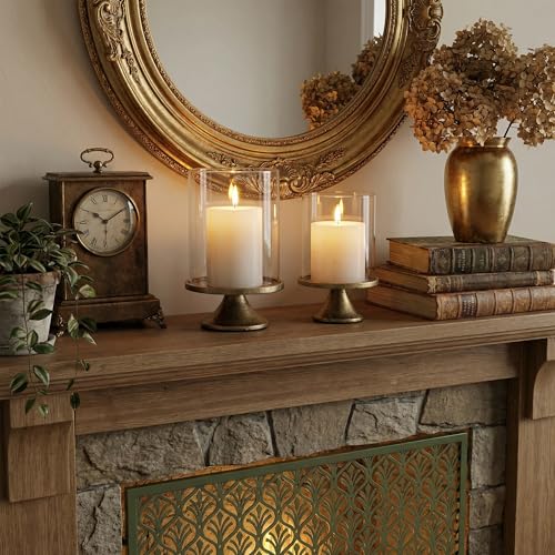 Modern Pillar Candle Holders – Decorative Set