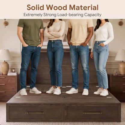 Queen Murphy Bed – Solid Wood Space-Saving Design