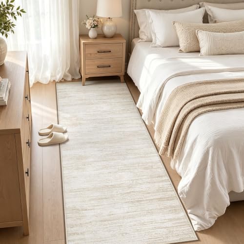 Washable Area Rug with Modern Printed Design