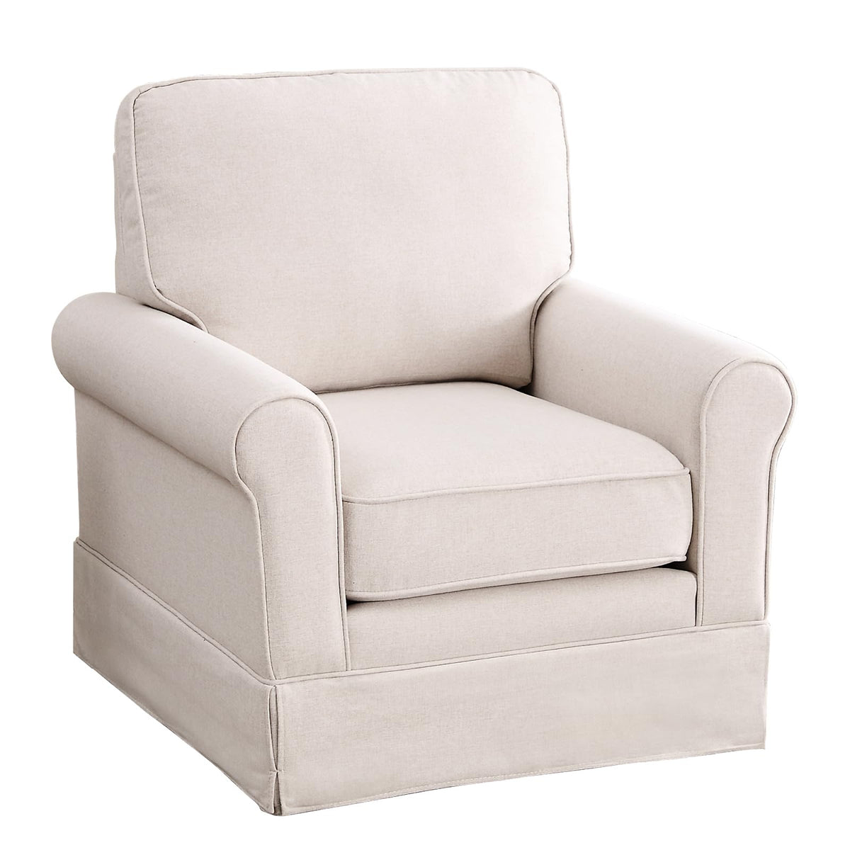 Mid-Century Swivel Barrel Chair – Modern Accent