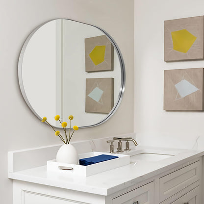 Oval Bathroom Mirror – Modern Wall-Mounted Design