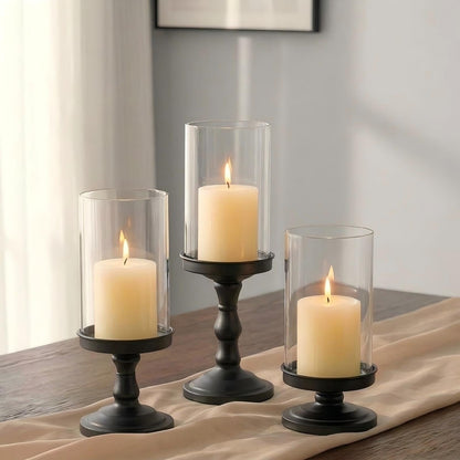 Hurricane Pillar Candle Holder – Centerpiece Stand