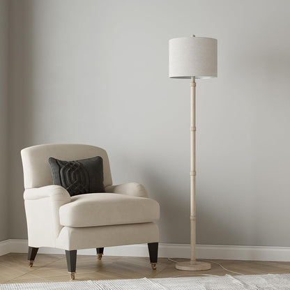 62 Inch Farmhouse Floor Lamp with Rustic Design