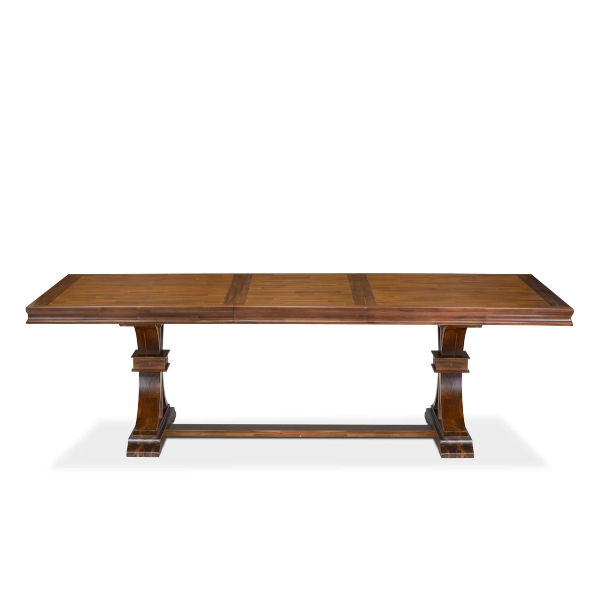 Dining Table Set with Light Beige Fabric Chairs