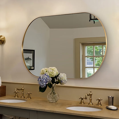 Oval Bathroom Mirror – Modern Wall-Mounted Design