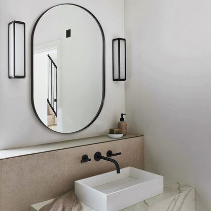 Oval Bathroom Mirror – Modern Wall-Mounted Design