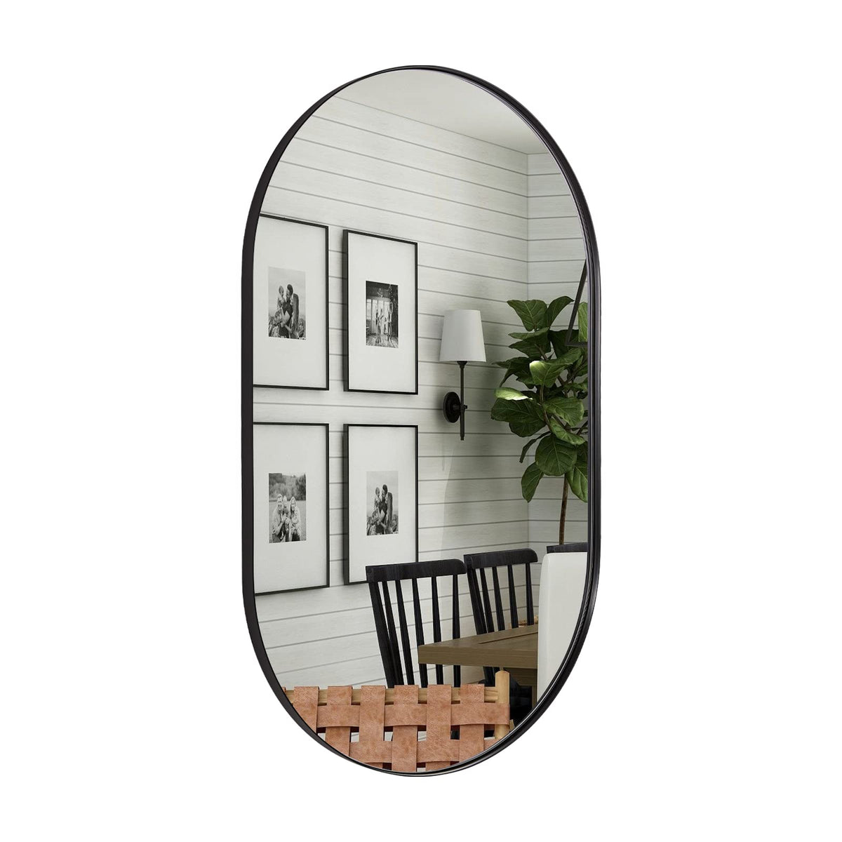 Oval Bathroom Mirror – Modern Wall-Mounted Design