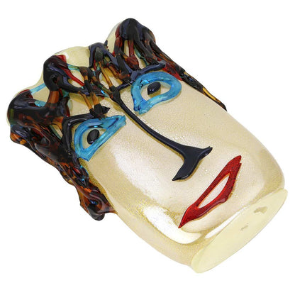 Murano Glass Head Vase – Abstract Italian Art