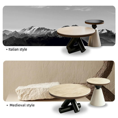 Sintered Stone Coffee Tables – Round Nesting Set