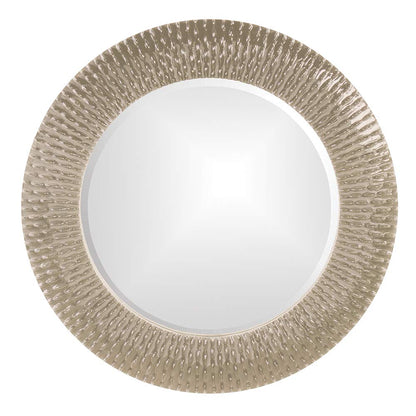 Bergman Wall Mirror – Black with Antique Copper