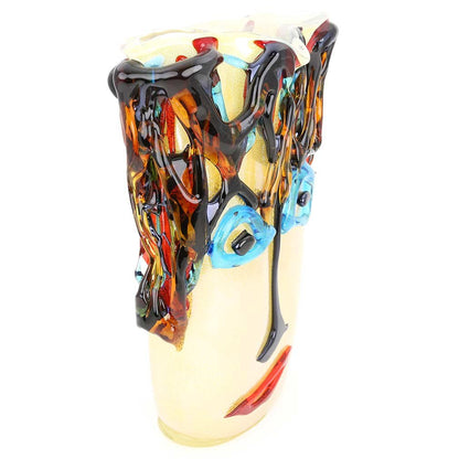 Murano Glass Head Vase – Abstract Italian Art