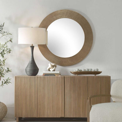 41" Round Wall Mirror – Modern Statement Design