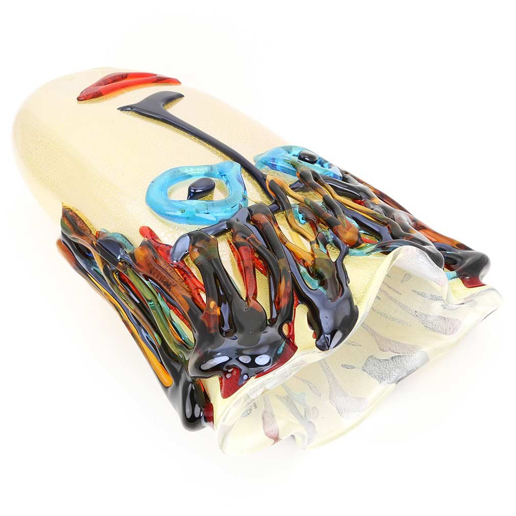 Murano Glass Head Vase – Abstract Italian Art
