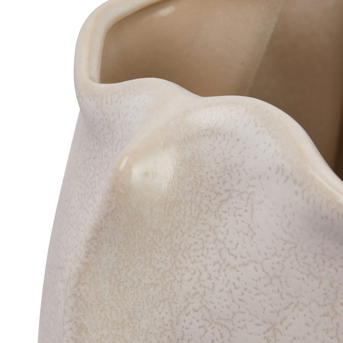 Stoneware Planter – Organic Sculptural Design