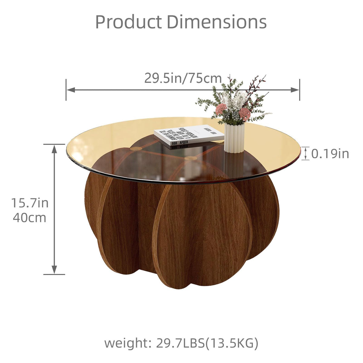 Tempered Glass Coffee and Side Table Set