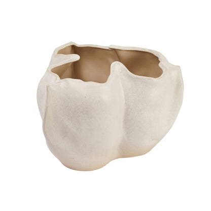 Stoneware Planter – Organic Sculptural Design