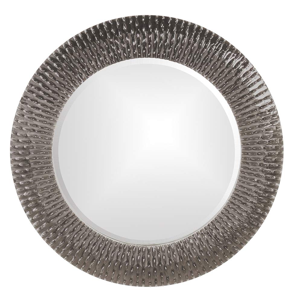 Bergman Wall Mirror – Black with Antique Copper