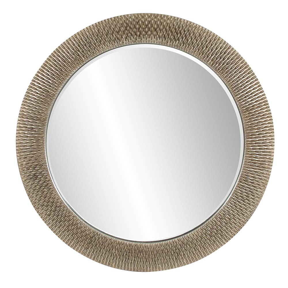 Bergman Wall Mirror – Black with Antique Copper