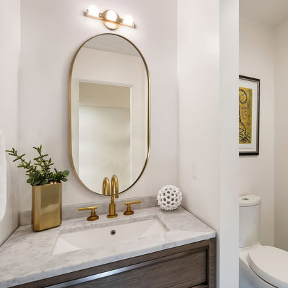 Oval Bathroom Mirror – Modern Wall-Mounted Design