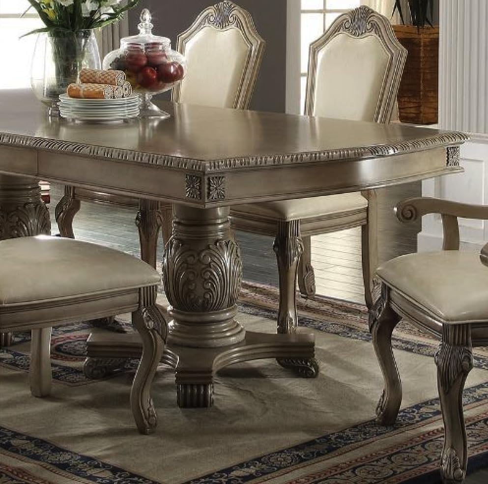 10 Piece Extendable Dining Set with Buffet and Hutch