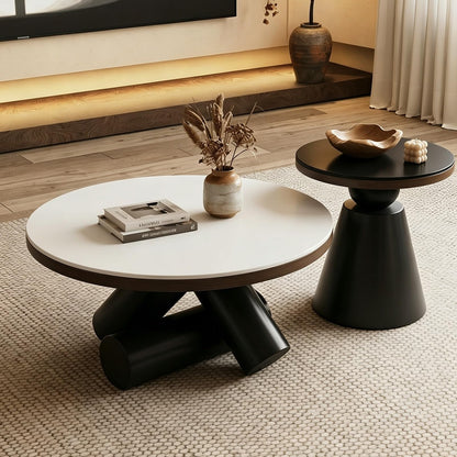 Sintered Stone Coffee Tables – Round Nesting Set
