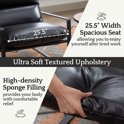 Modern Accent Armchair – Sculpted Lounge Design