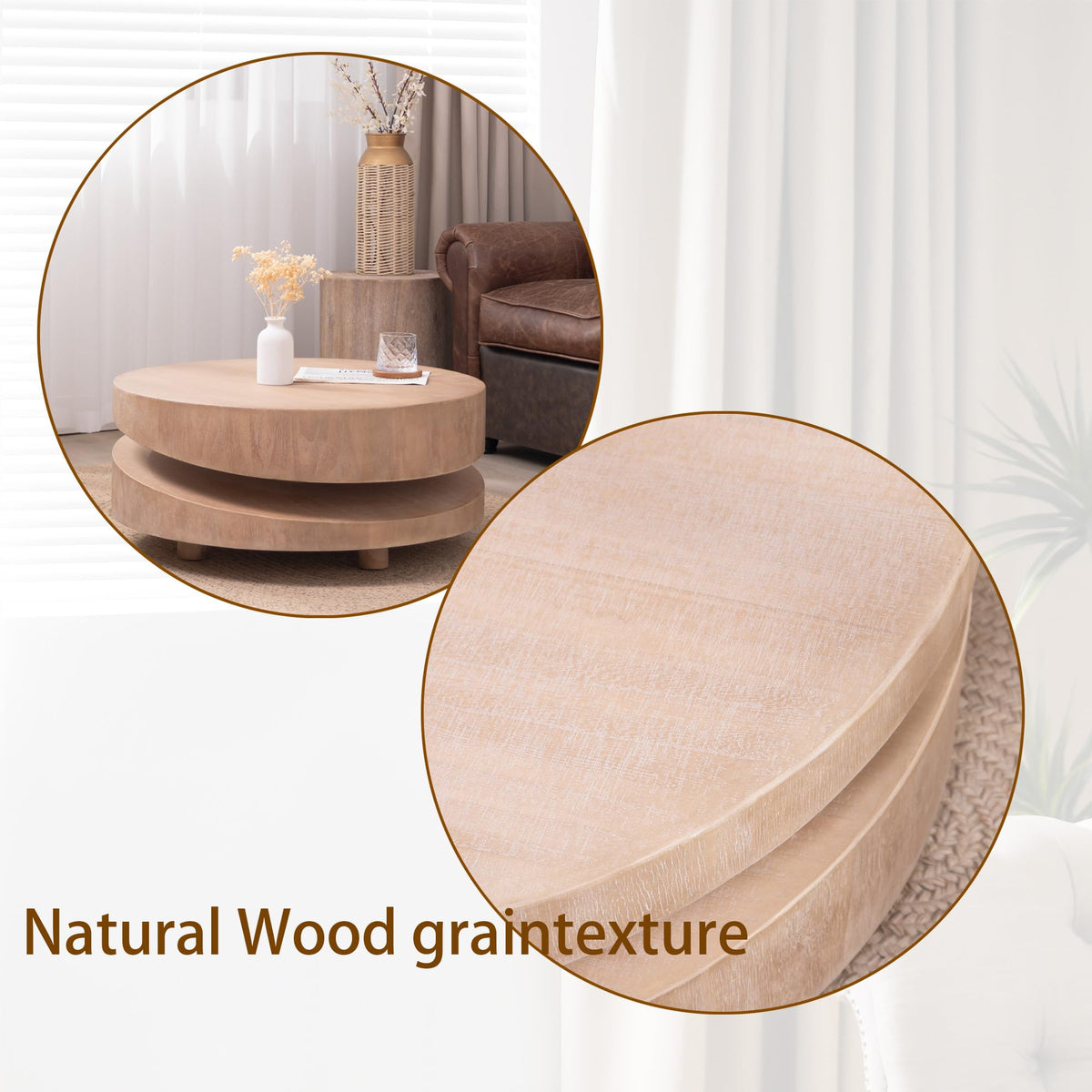 Modern Coffee Table with Sculptural Design