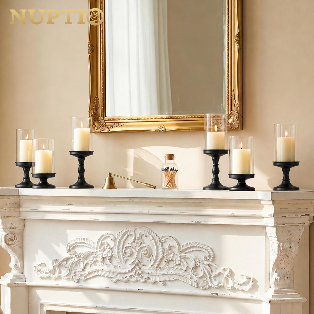Hurricane Pillar Candle Holder – Centerpiece Stand