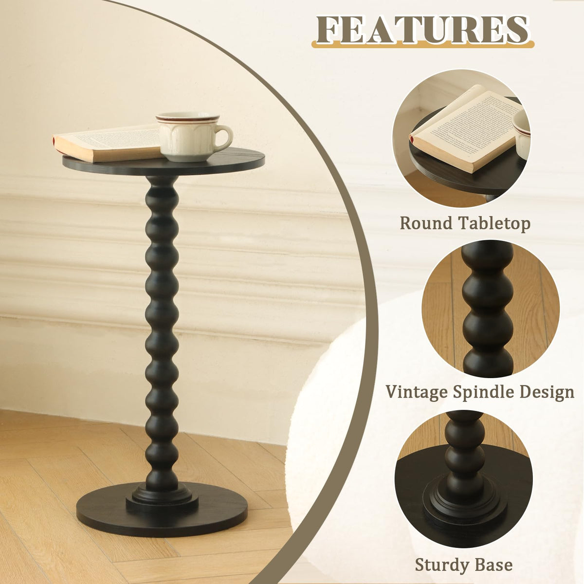 Light Burl Nightstands with 2 Drawers Set of 2
