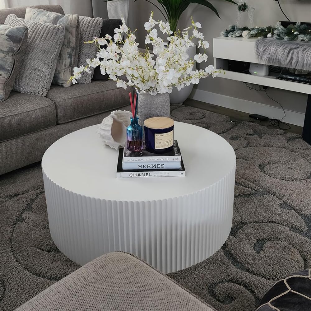 Modern Coffee Table with Sculptural Design