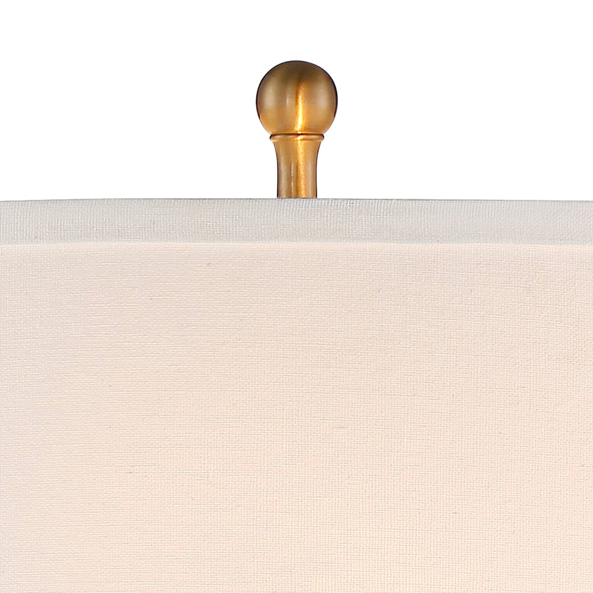 Rolland 30" Large Table Lamps Set of 2 Gold Brass Glass Antique