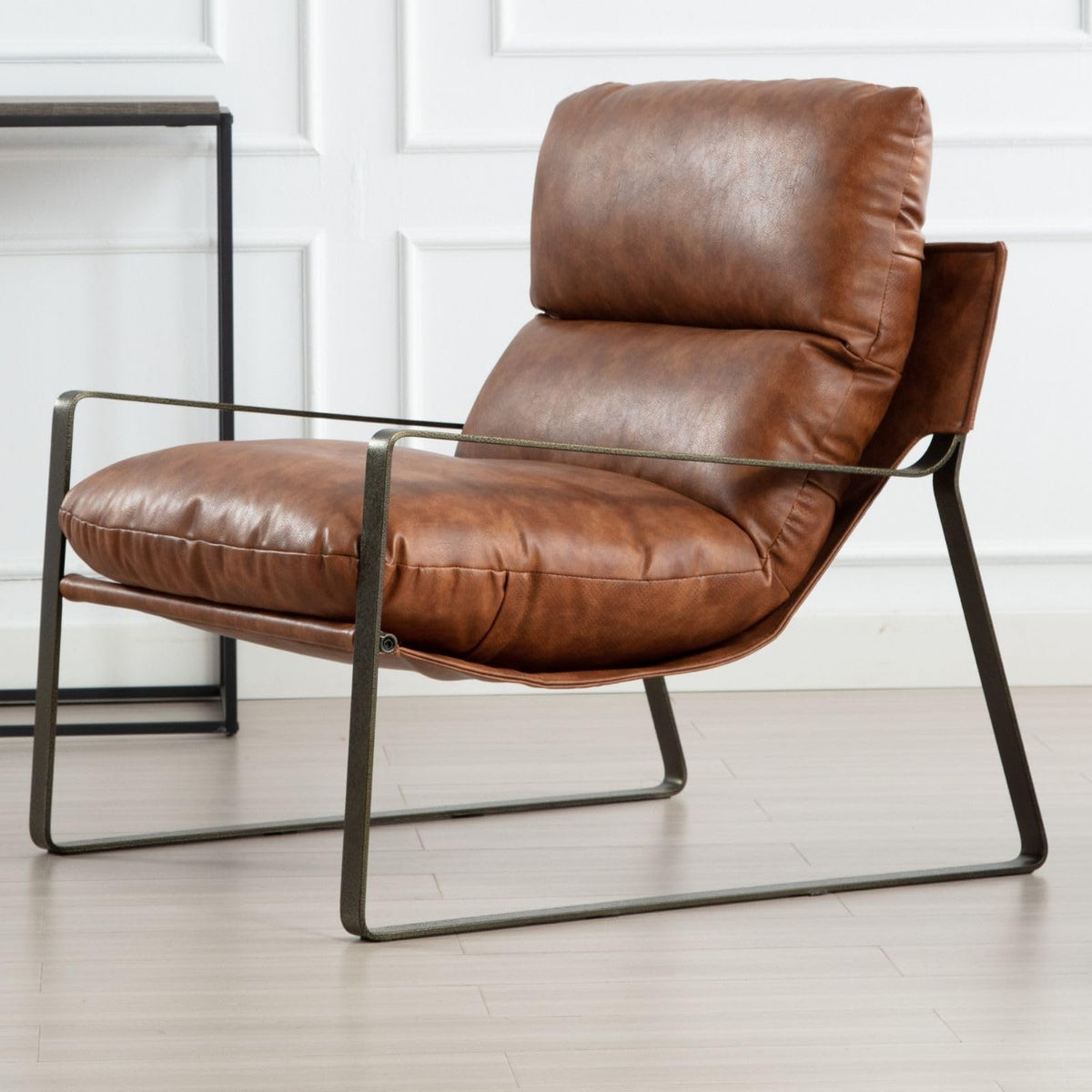 Modern Accent Armchair – Sculpted Lounge Design