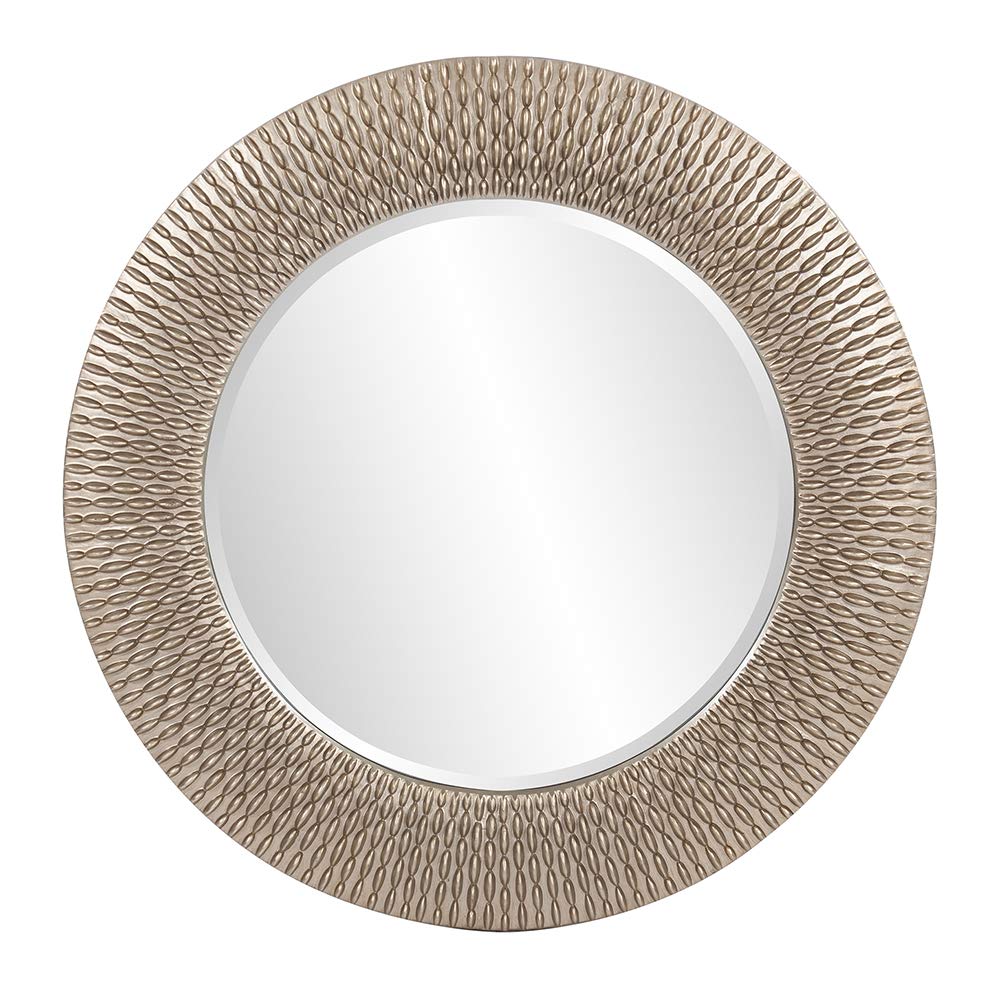 Bergman Wall Mirror – Black with Antique Copper