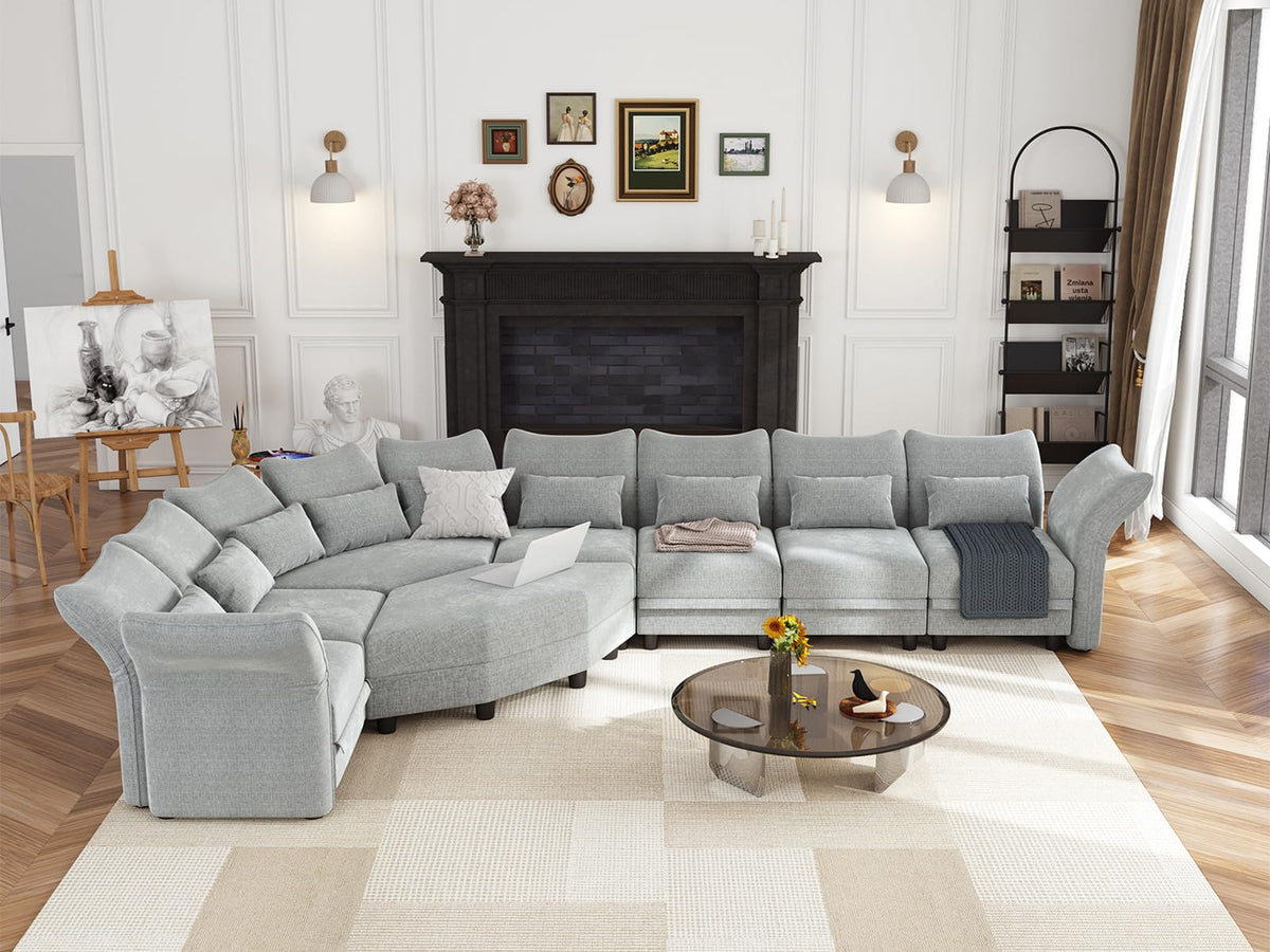 U-Shaped Sectional Sofa – Modern Lounge Design