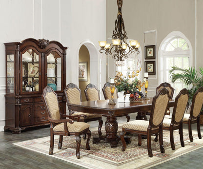 10 Piece Extendable Dining Set with Buffet and Hutch