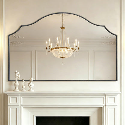 Gold Wall Mirror – Metal Frame Vanity Design