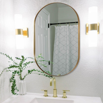 Oval Bathroom Mirror – Modern Wall-Mounted Design
