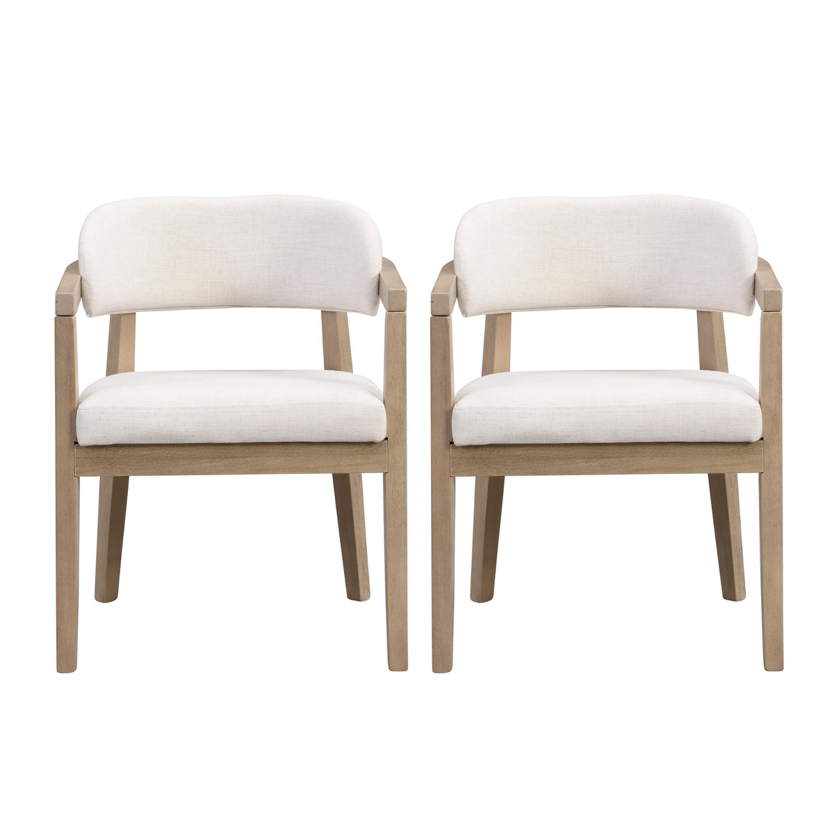 Modern Wood Dining Table Set for 8