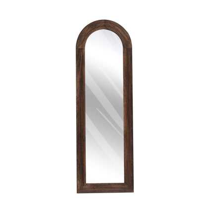 Arched Full-Length Mirror – Solid Wood Frame