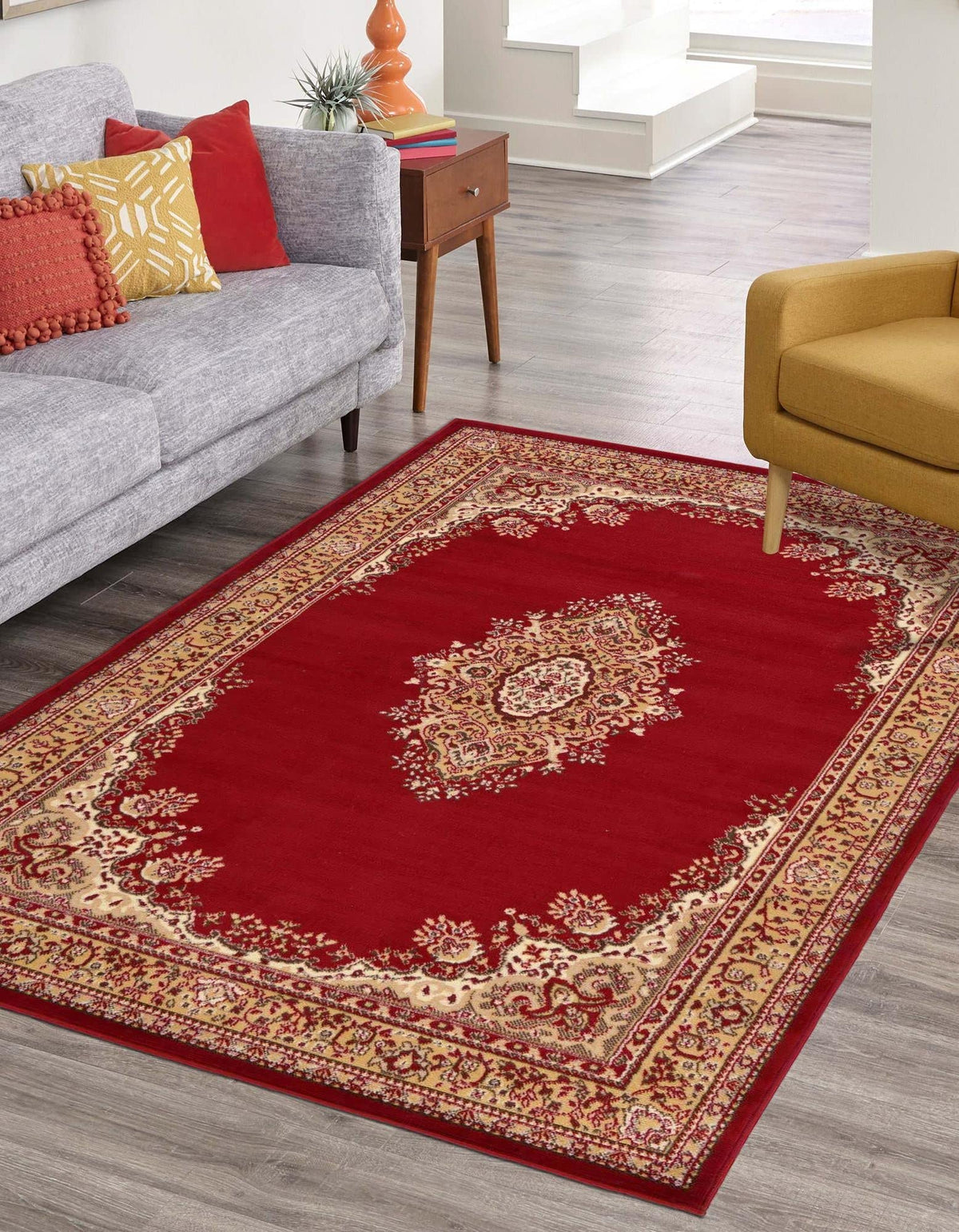 Unique Loom Reza Collection Traditional Persian Style Area Rug