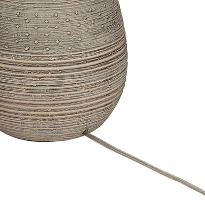30 Inch Vase Table Lamps in Natural Gray Set of 2