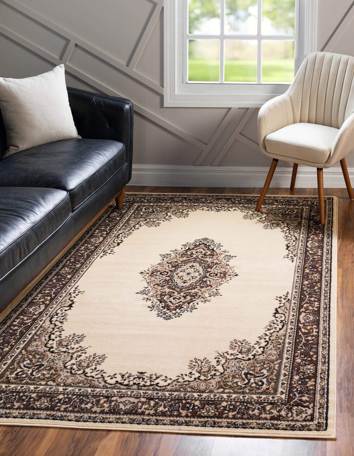 Unique Loom Reza Collection Traditional Persian Style Area Rug