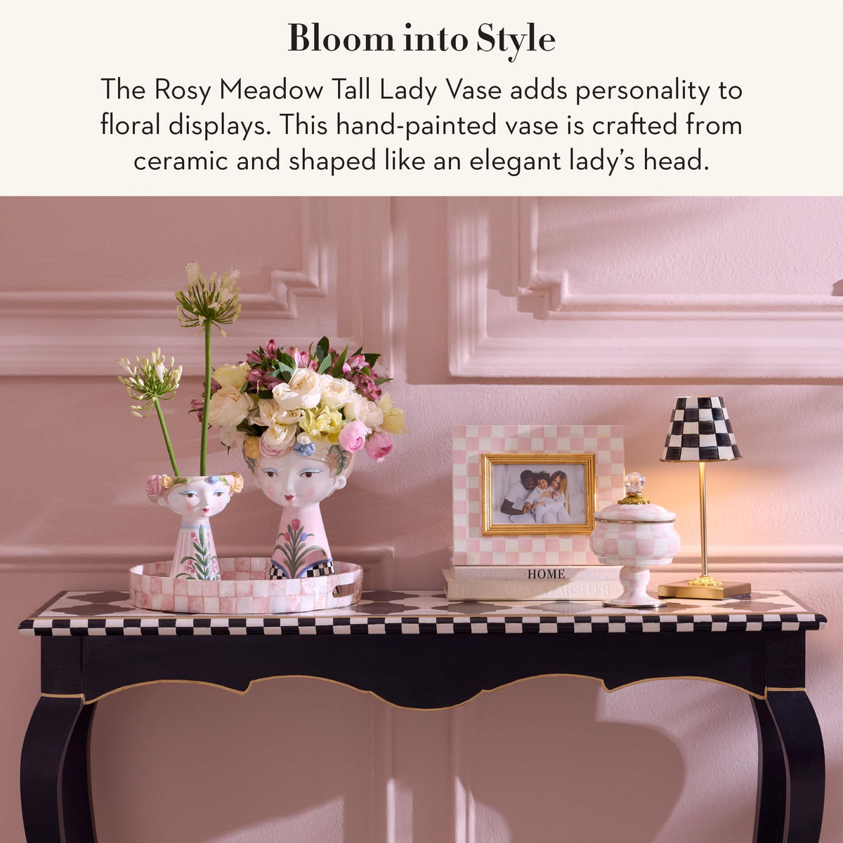 Ceramic Lady Vase – Sculptural Floral Design