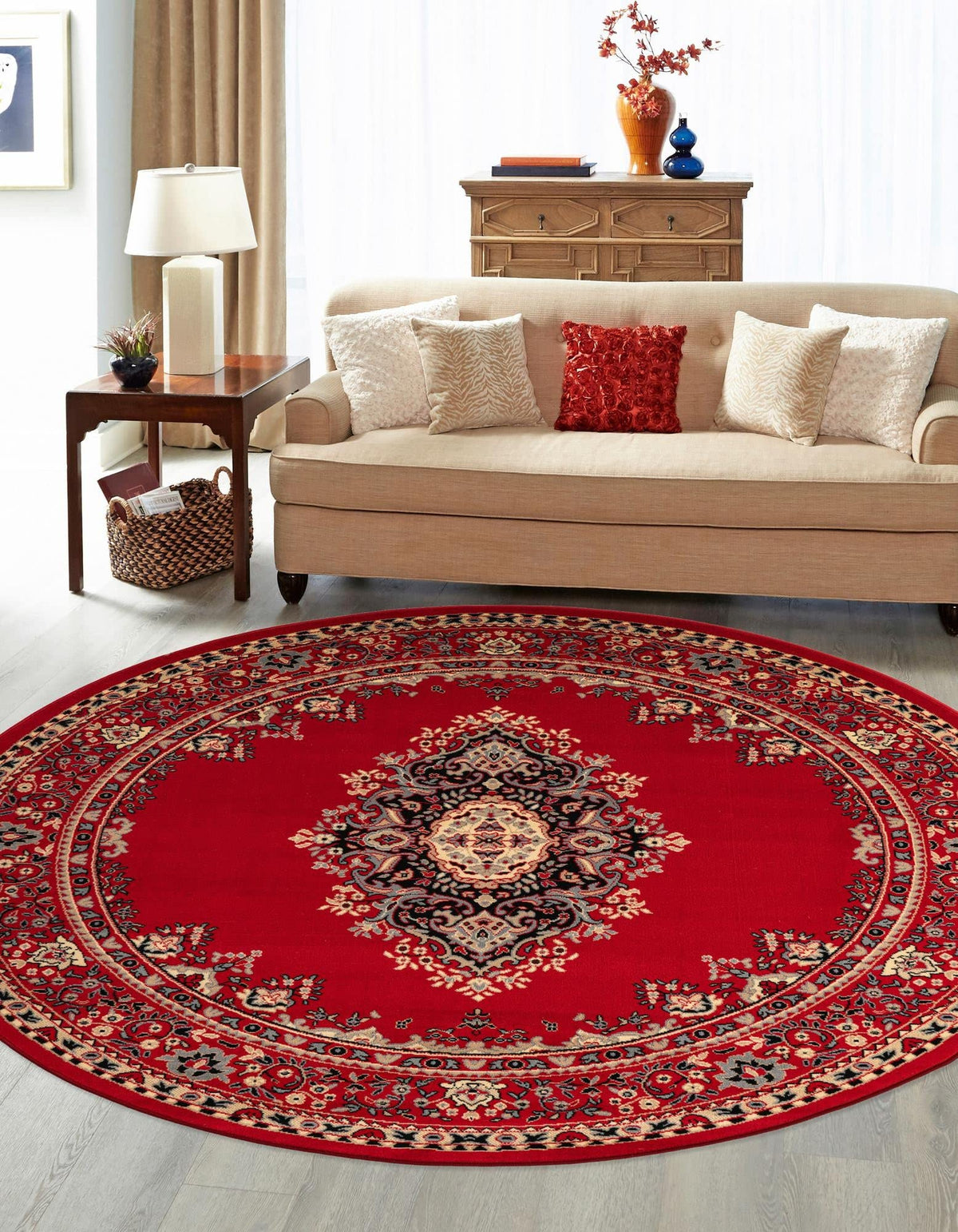 Unique Loom Reza Collection Traditional Persian Style Area Rug
